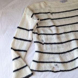 Favlux Fashion Distressed Sweater